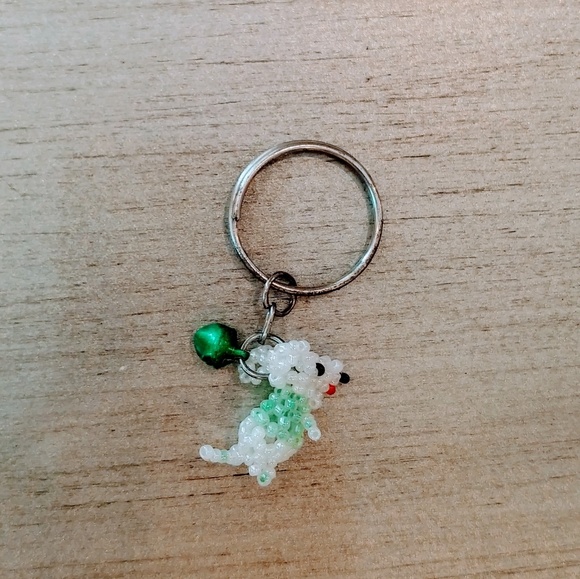 Mouse Beaded Key Chain - Picture 2 of 2